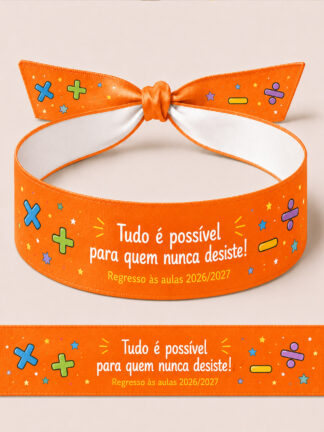Pulseira Tudo é possível para quem nunca desiste!