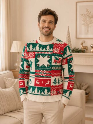 Camisola de Natal em Malha Homem