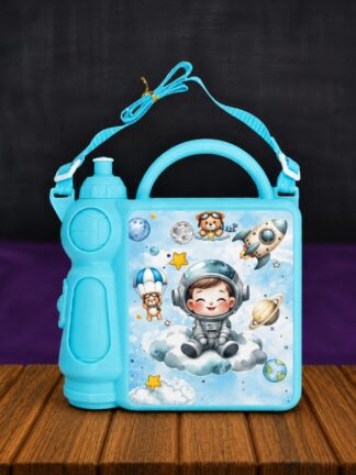 Lancheira com Garrafa de Água Astronauta