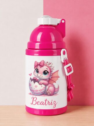 Garrafa de Plástico infantil Dragão menina