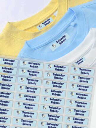 Etiquetas Termoaderentes para roupa Bluey