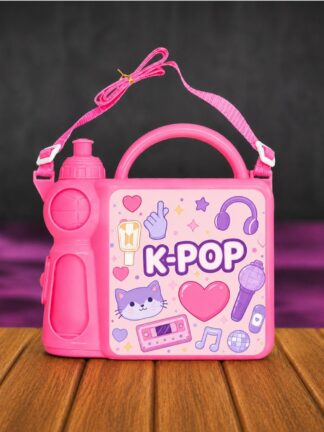 Lancheira com Garrafa de Água K-POP