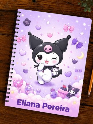 Caderno de Argolas Kuromi