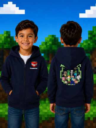Casaco com capuz Minecraft