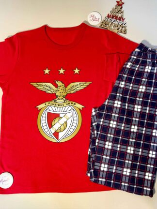 Pijama Cardado Sport Lisboa e Benfica