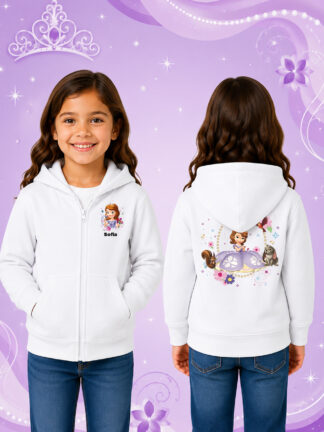 Casaco com capuz Princesa Sofia