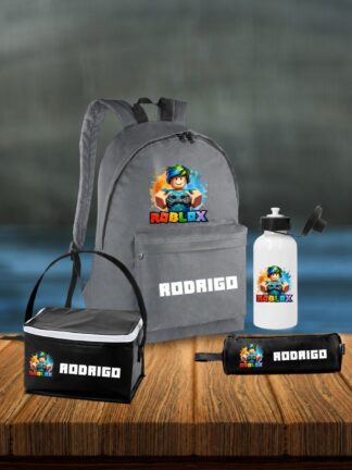 Conjunto Mochila Roblox