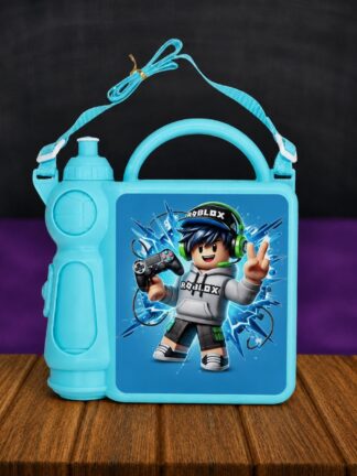 Lancheira com Garrafa de Água Roblox