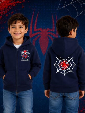 Casaco com capuz Spidey