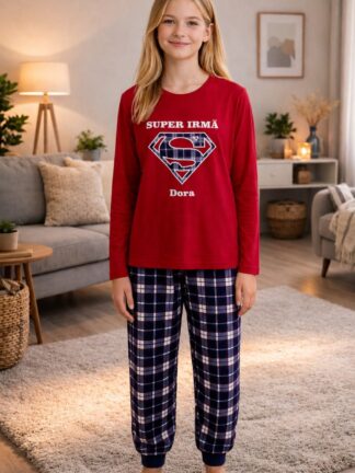 Pijama Cardado Super Irmã