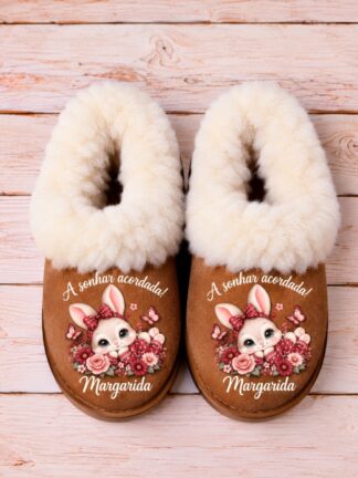 Pantufas Serra da Estrela Coelha, A Sonhar acordada!