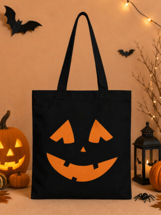 Tote Bag Abóbora preta