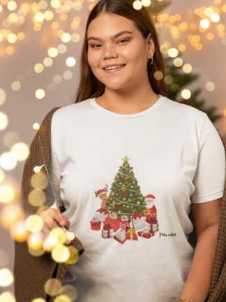 T-shirt Árvore do Pai Natal