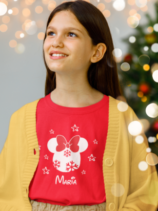 T-shirt Cabeça da Minnie
