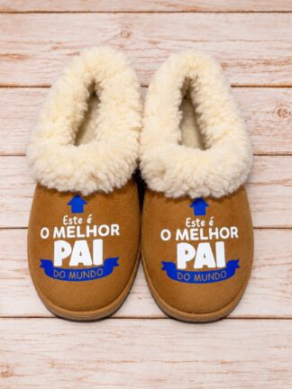 Pantufas Serra da Estrela Este é o melhor Pai do Mundo