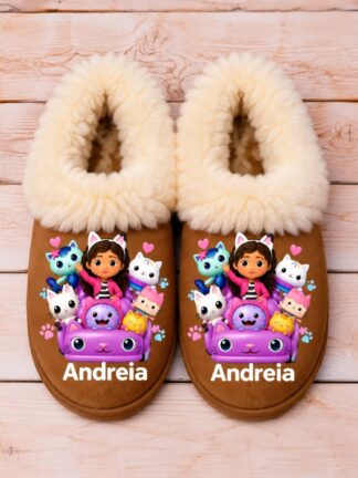 Pantufas Serra da Estrela A casa de bonecas da Gaby