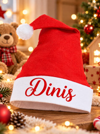 Gorro de Natal Criança com nome