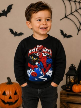 Camisola Homem Aranha Feliz Halloween