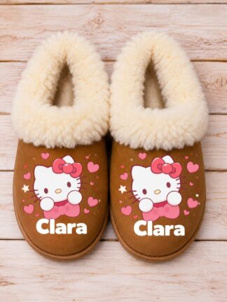 Pantufas Serra da Estrela Kitty do Laço
