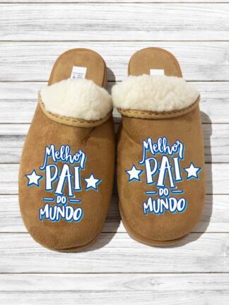 Chinelos Serra da Estrela Melhor Pai do Mundo