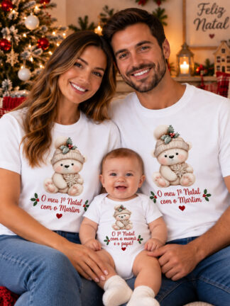 T-shirt Ursinho, O meu 1º Natal
