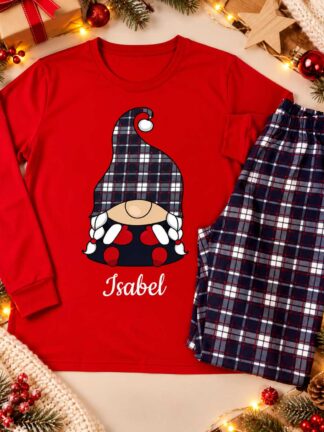 Pijama Cardado Gnomo Menina