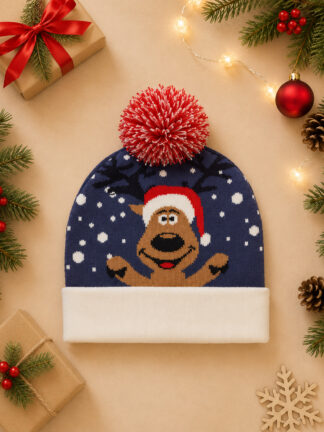 Gorro de Malha Rena do Gorro de Natal