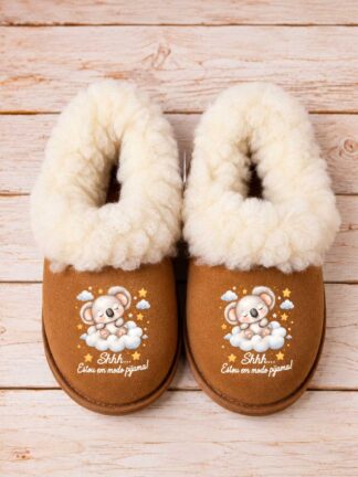 Pantufas Serra da Estrela Koala, Shh...estou em modo Pijama!
