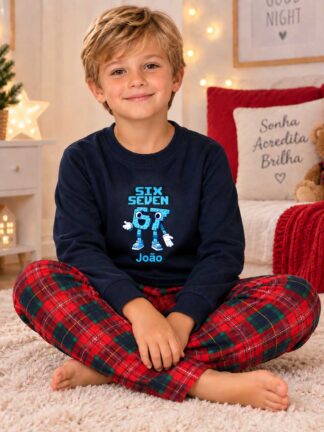 Pijama Cardado Six-Seven menino