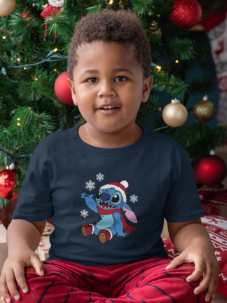 T-shirt Stitch flocos de neve