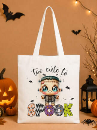 Tote Bag Too cute to Spook