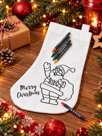 Bota de Natal para pintar