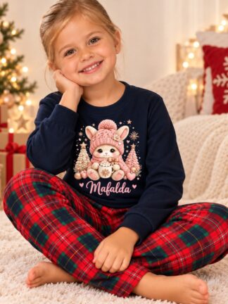 Pijama Cardado Coelha Natalícia