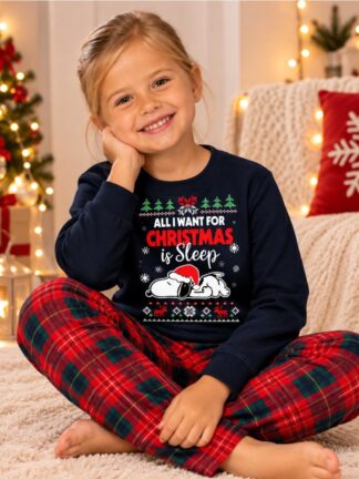Pijama Cardado All I want for Christmas is Sleep